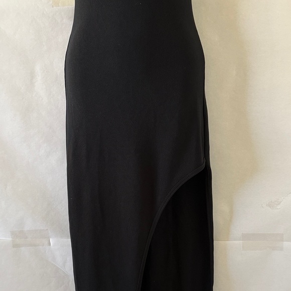 Superdown Sherry Ribbed Cutout Maxi Dress Size S Revolve Black Bodycon Event - Picture 6 of 15